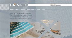 Desktop Screenshot of exnihilo.fr