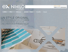 Tablet Screenshot of exnihilo.fr